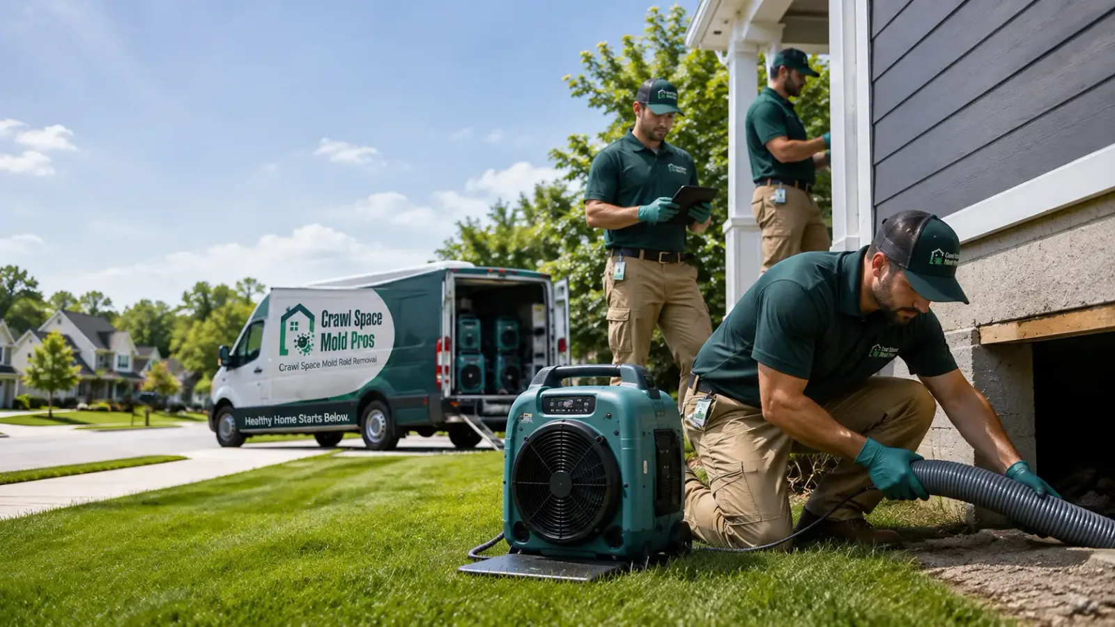 Crawl Space Mold Removal in Adrian, OR